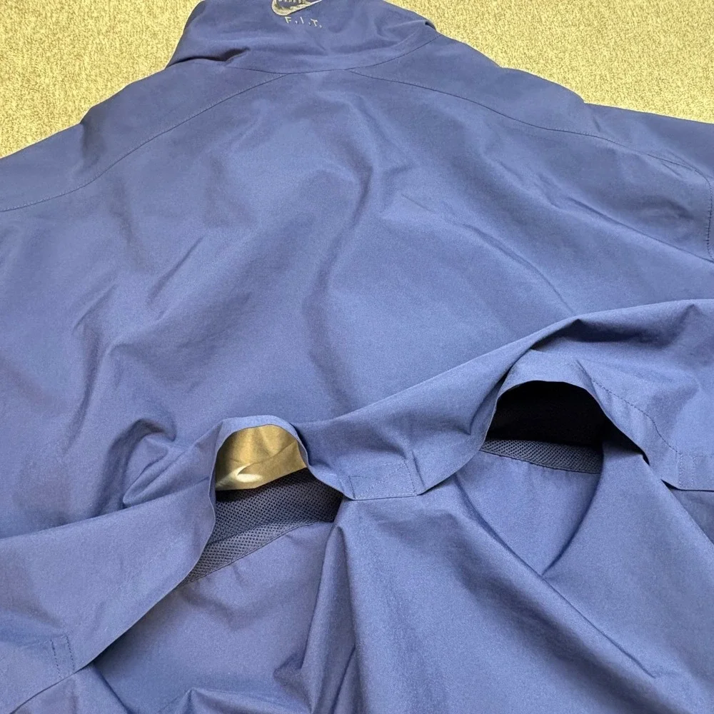 Nike Golf Clima-FIT Windbreaker Jacket‎ Mens XL Blue Full Zip Vented XL Vintage